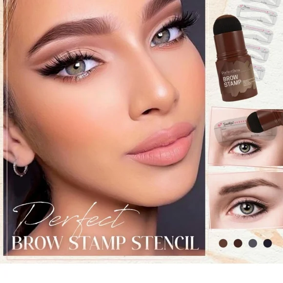 Perfect Brow Stencil Stamp Kit in BLACK - Picture 1 of 11